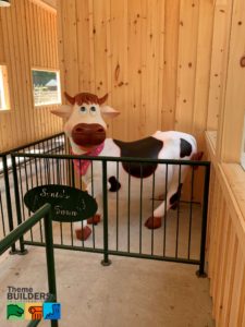 Santa's Village Bracebridge Farm Cow Themed Figure